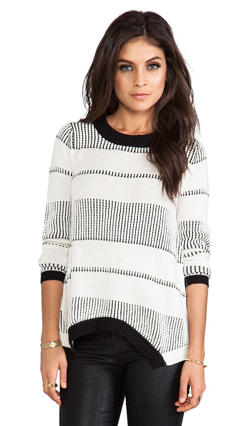 Crete Asymmetric Hem Sweater