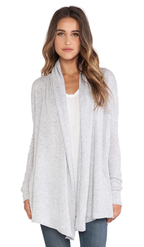 LuxeCashmere Drape Cardigan