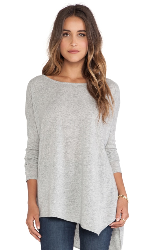 Luxe Cashmere Asymmetric Hem Sweater