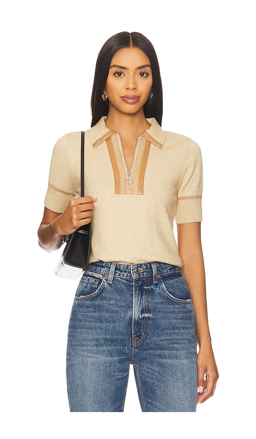 Atlast Zip Up Polo en . Taille L. Also en M, S, XS - Central Park West - Modalova