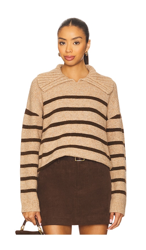 Rayna Oversized Collar Sweater in . - size L (also in M, S, XS) - Central Park West - Modalova