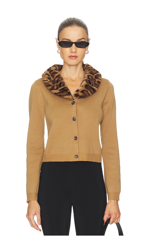 Central Park West Gia Sweater In Brown