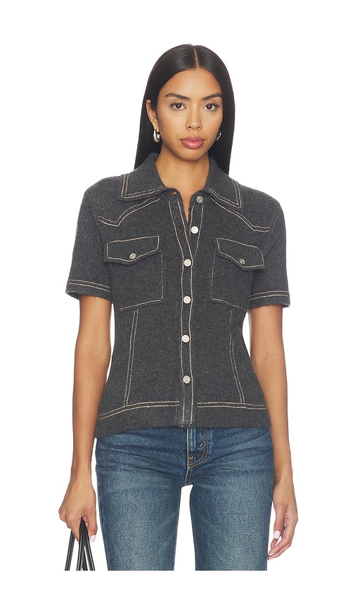 Sienna Western Short Sleeve Sweater