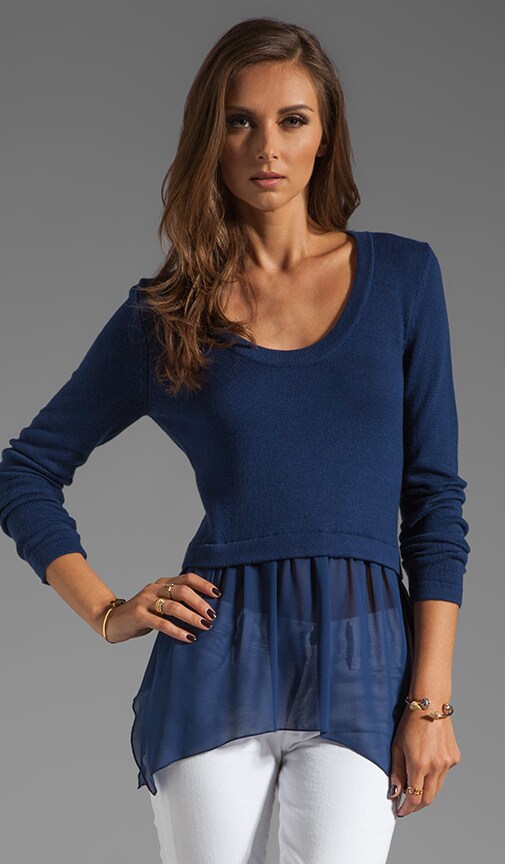 Long Beach Pullover with Sheer
