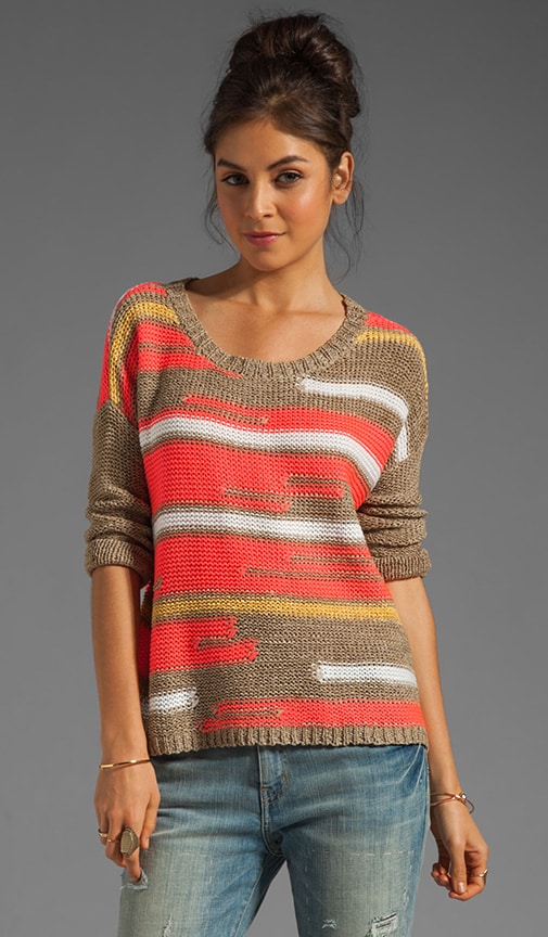 Bal Harbour Mix Yarn Stripe Pullover