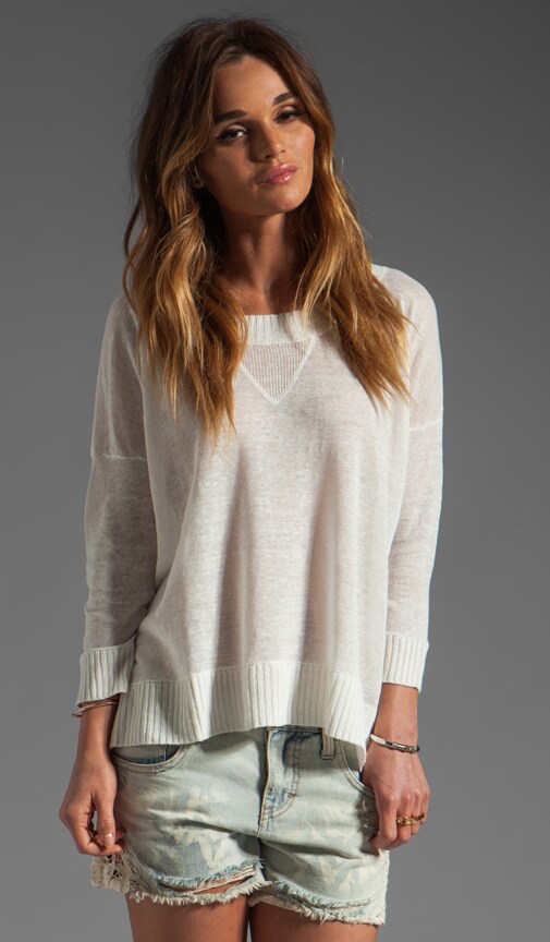 Texarkana Linen Varsity Pullover