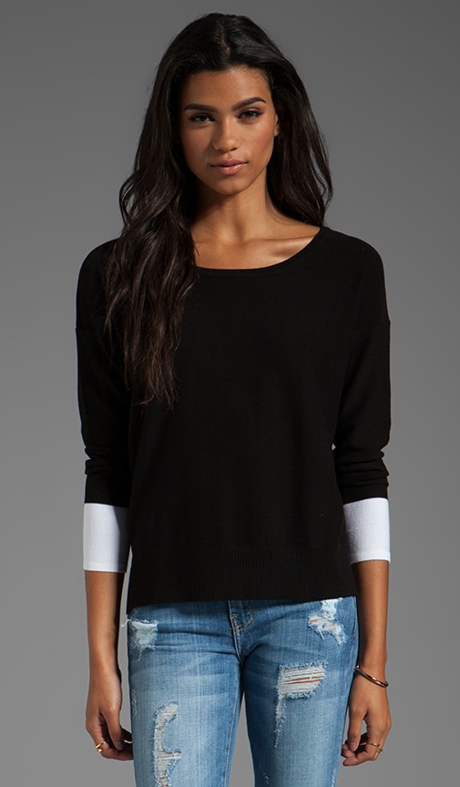 Casper Color Block Rayon/Nylon Pullover