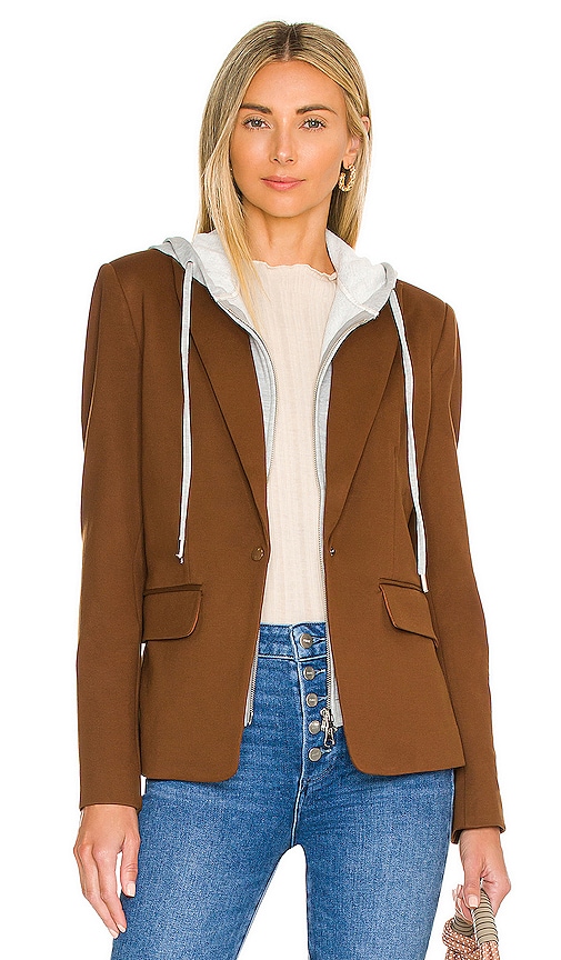 Central Park West Ryder Dickie Blazer in Russet REVOLVE