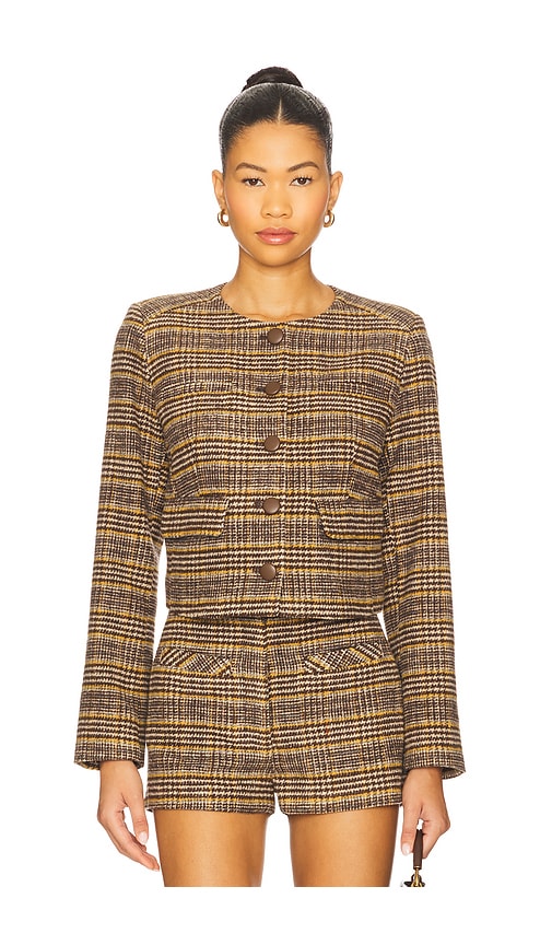 Central Park West Billie Jacket In Multi