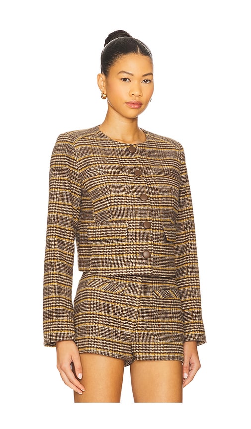 Central Park West Billie Jacket In Multi