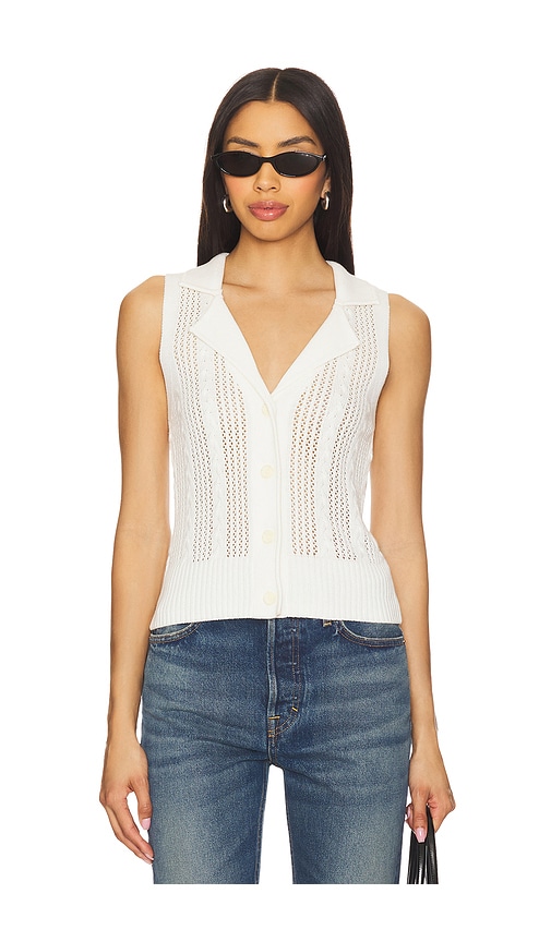 Sienna Sleeveless Cable Vest in . - size L (also in M, S, XL, XS) - Central Park West - Modalova
