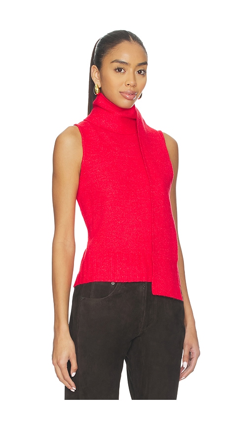 Central Park West Wyatt Robbie Scarf Tank In Purple