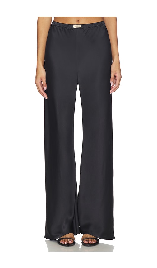 Comme Si The Silk Bias Trouser In Black