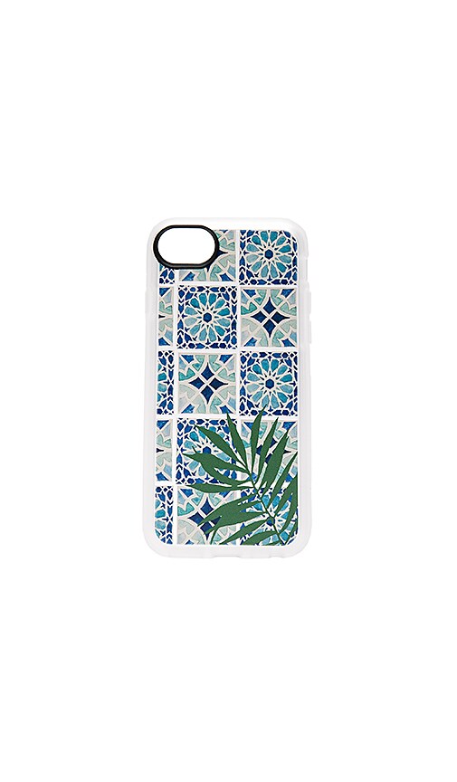 Tropical Leave Moroccan Tiles iPhone 7 Case