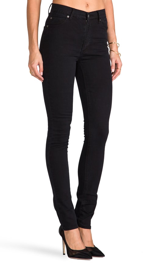 cheap monday second skin very stretch black