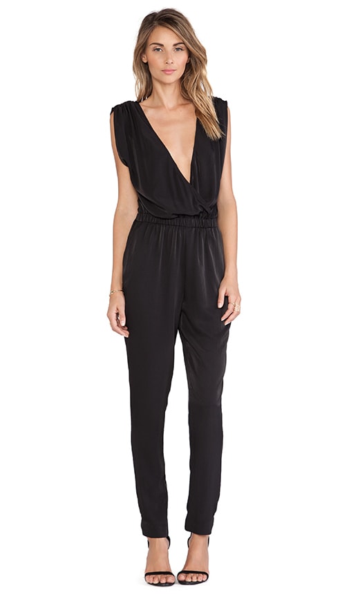 Charles henry black jumpsuit online