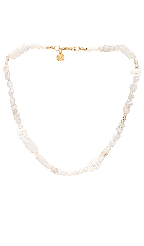 Child Of Wild Midsummer Solstice Pearl Necklace In White