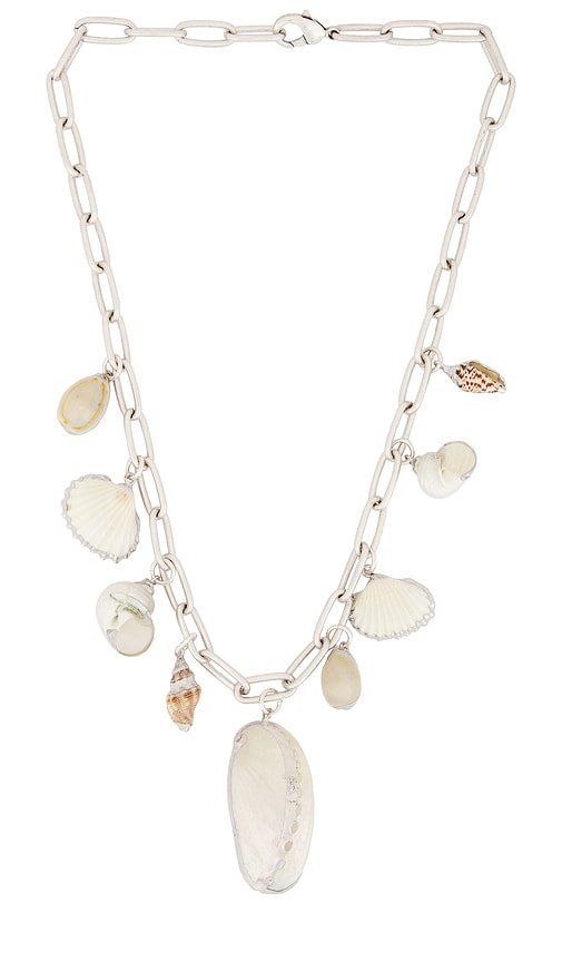 Shop Child Of Wild Aphrodite Shell Charm Necklace In Silver