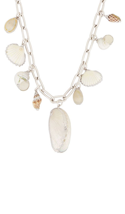 Shop Child Of Wild Aphrodite Shell Charm Necklace In Silver