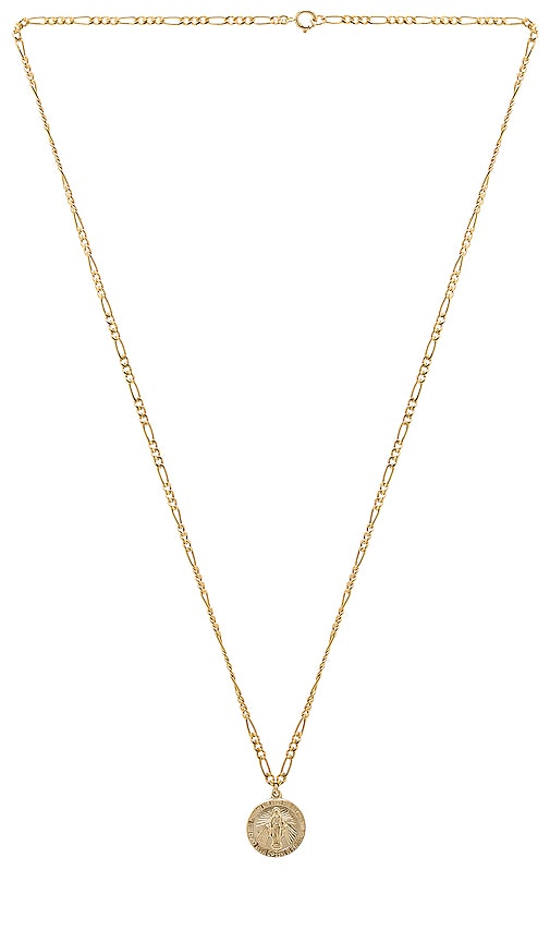 Child of Wild Pray For Us Mary Necklace in Gold | REVOLVE