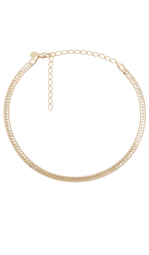 Child of Wild Sicily Herringbone Choker in Gold