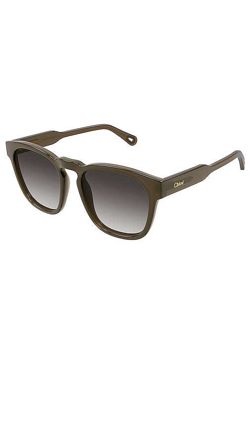 Shop Chloé Xena Round In Shiny Opal Taupe