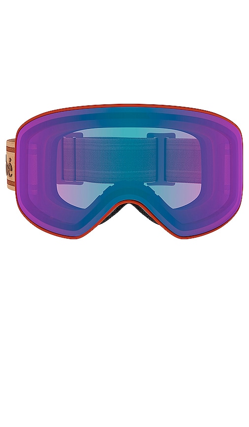 Shop Chloé Cassidy Ski Goggles In Matte Solid Rust
