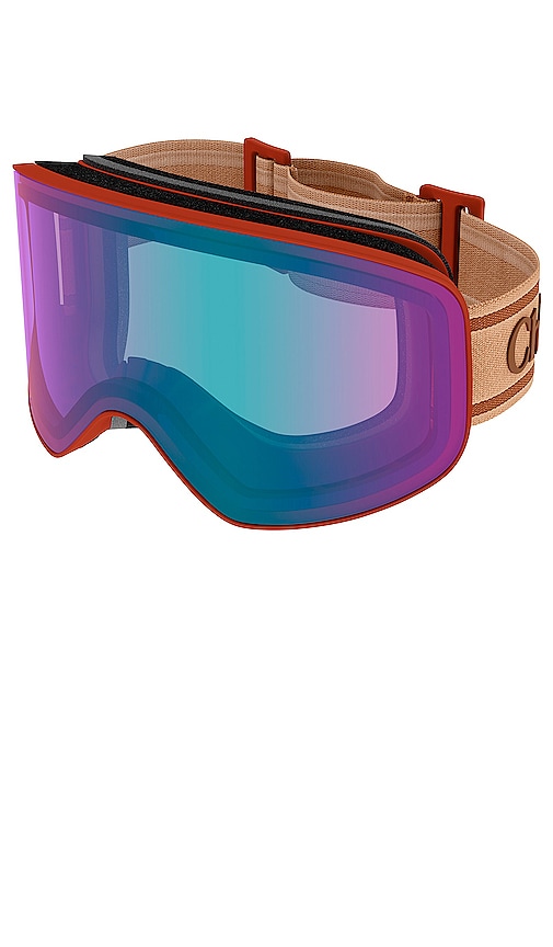 Shop Chloé Cassidy Ski Goggles In Matte Solid Rust