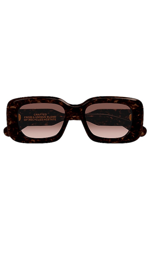 Chloe Gayia Rectangular in Shiny Dark Havana