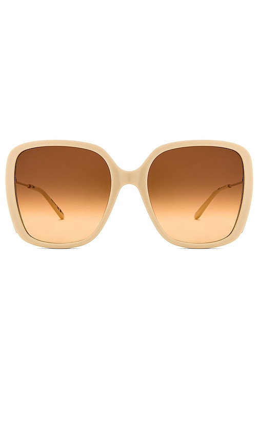 Chloe Elys Square Sunglasses in Ivory