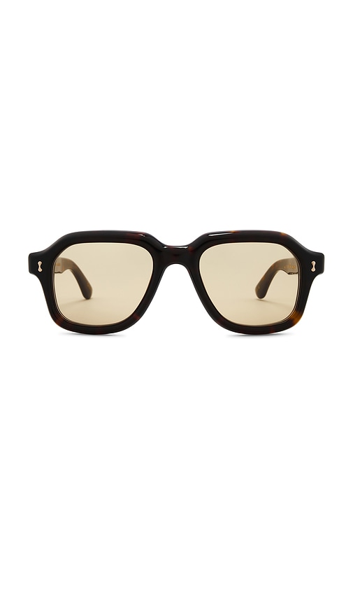 Chimi Kai Sunglasses In Moss Green & Yellow
