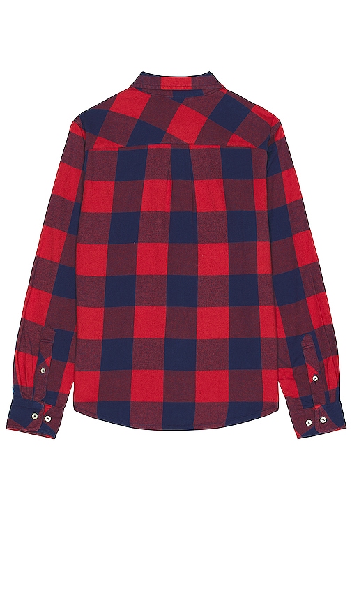 Shop Chubbies The Slumberjack Flannel Shirt In Red