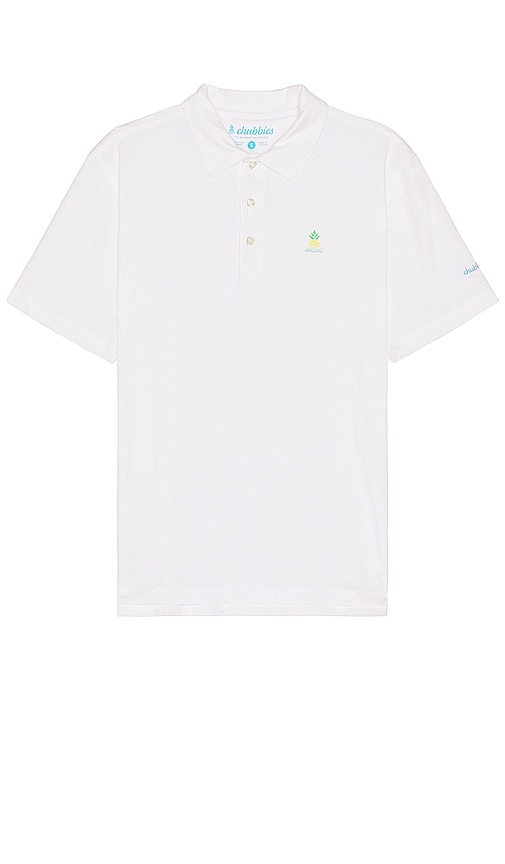 Chubbies The Complete Outfit Performance Polo In Optic White
