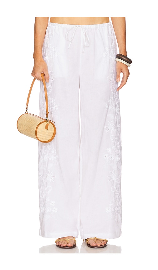 Ermmano Pant in White. - size XS (also in L, M, S)