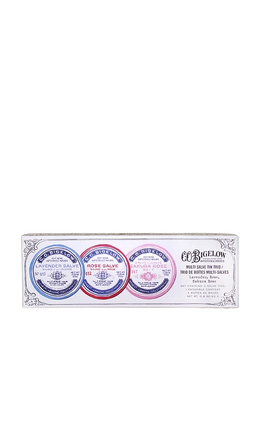 C.o. Bigelow Lip Salve Tin Trio