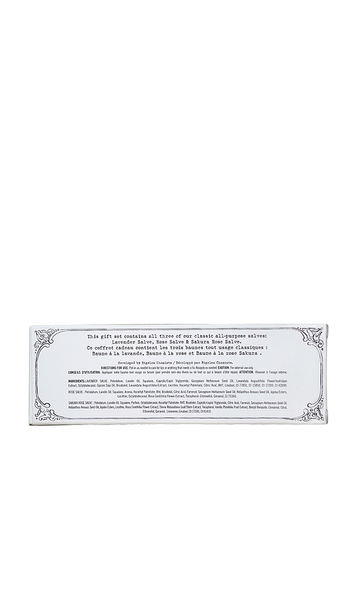 C.o. Bigelow Lip Salve Tin Trio