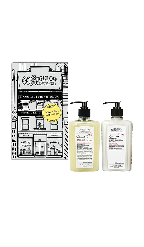 C.O. Bigelow Lemon Hand Wash & Body Lotion Apothecary Box Set in Beauty: NA.