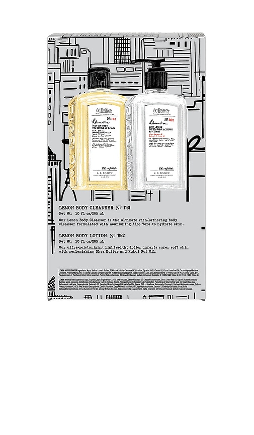  C.o. Bigelow Set De Caja Apotecaria Con Limpiador Corporal Y Loción Corporal Body Cleanser & Body Lotion Apothecary Box Set En Color Belleza: Na Talla 
