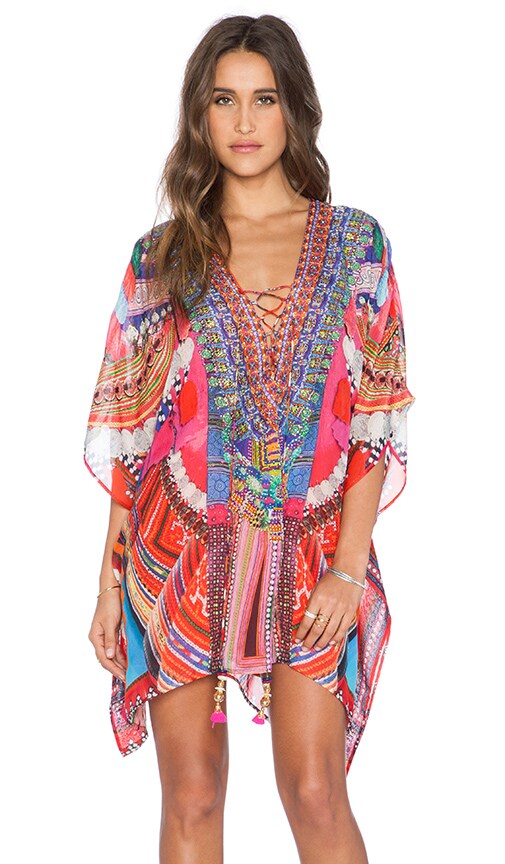 Short Lace Up Kaftan