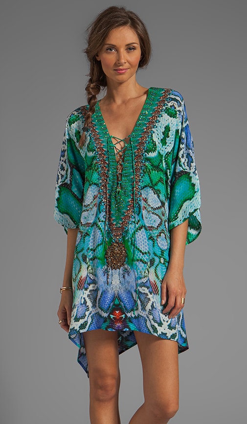 Camilla short lace up kaftan sale