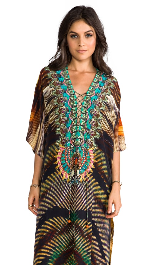 Animism Long Lace Up Kaftan