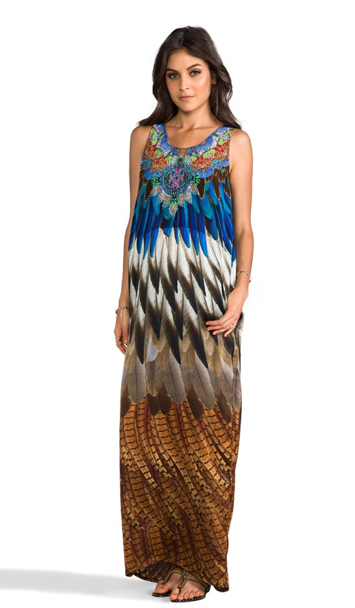 At Talons Length Long Column Dress