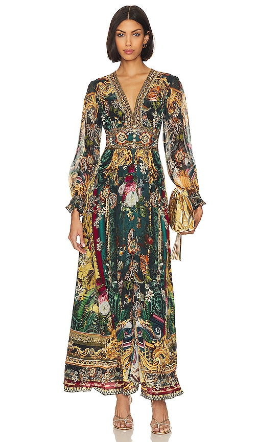 Camilla Maxi Dress in Verdis World