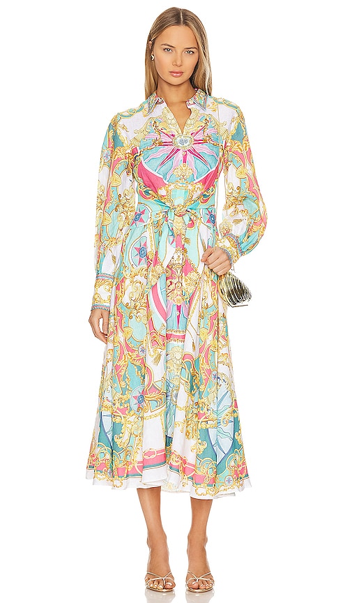 Camilla Shirt Dress In Multicoloured