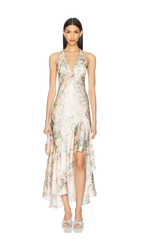 Halter Maxi Dress in Blush. - size M (also in XS)