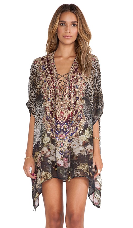 Short Lace Up Kaftan