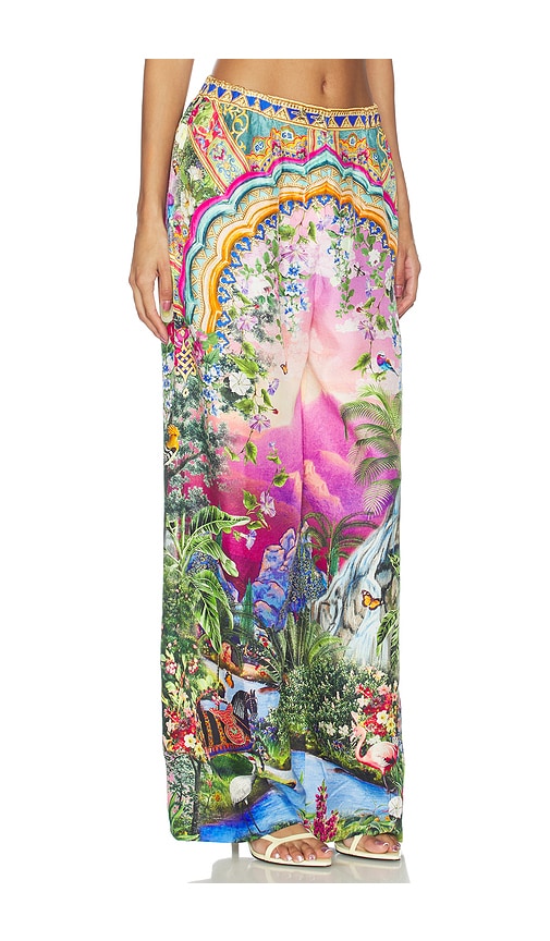 Camilla Button Front Lounge Pant In Multi