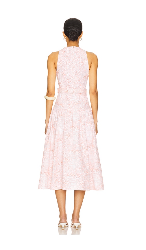 Cinq A Sept Midi-kleid Zoey In Coral. Größe 0. Also In 12. 