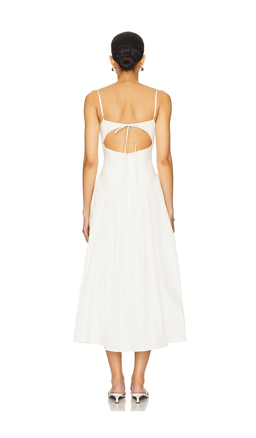  Cinq A Sept Midi-kleid Anela In White. Größe 10. Also In 12. 