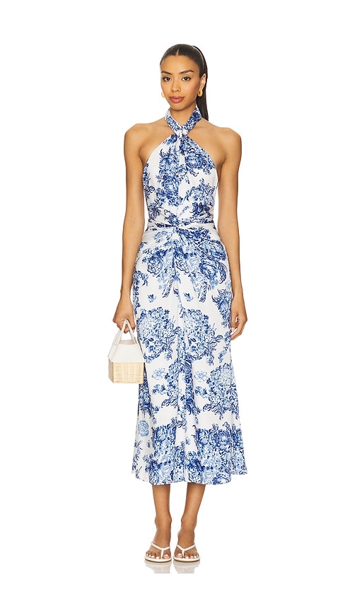 Costal Bouquet Coli Dress in Blue. - size 00 (also in 10, 12, 8) - Cinq a Sept - Modalova